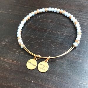 Alex and Ani limited edition beaded bangle
